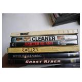Collection of 50+ Assorted DVD Movies and Workout DVDs