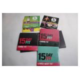 Collection of 50+ Assorted DVD Movies and Workout DVDs