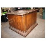 Vintage Wooden Storage Cabinet with Double Doors