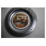 Set of 4 Great American Revolution and Presidents Themed Plates