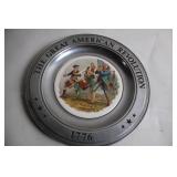 Set of 4 Great American Revolution and Presidents Themed Plates