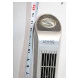 Living Solutions Tower Fan with Oscillation Feature