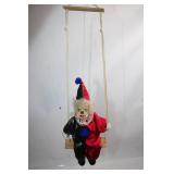 Vintage Clown Doll on Swing