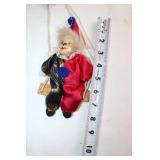 Vintage Clown Doll on Swing