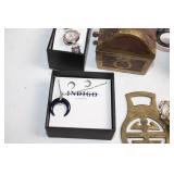 Collection of Vintage Jewelry and Decorative Items