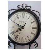 Vintage Austin Clock Co. 1943 Wall Mount Iron Clock