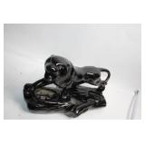Black Ceramic Panther Planter in Glossy Finish