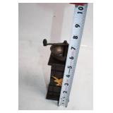Vintage Cast Iron Coffee Grinder with Eagle Emblem