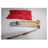 Set of Marlboro Steak Tools with Red Canvas Roll