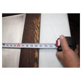 Vintage Wooden Wall Mirror with Coat Hooks