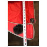 Red Folding Camping Chair with Cup Holder