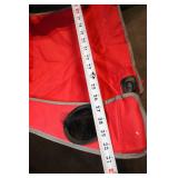 Red Folding Camping Chair with Cup Holder