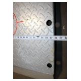 Heavy Duty Steel Loading Ramp Cover with License Plate Space