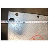 Heavy Duty Steel Loading Ramp Cover with License Plate Space