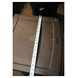 Three-Drawer Plastic Storage Unit with Rattan Design