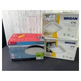 Bathroom Ventilation Fan/Light Combos