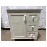 Allen + Roth Rigsby White Undercount Single Sink Bathroom Vanity