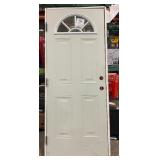 32x80" Prehung Steel Front Door