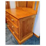 Oak Dresser with Mirror