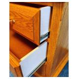 Oak Dresser with Mirror