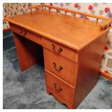 Four Drawer Maple Desk