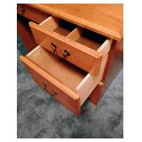 Four Drawer Maple Desk