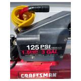 Craftsman Air Compressor 125PSI, 1.5HP, 3 Gallon