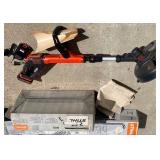 Lawn Care LOT - Stihl BGE Blower w/ Attachments and B&D Weed Trimmer