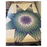 Full Size Quilt and Mattress Pad, Pillow  Case Doll