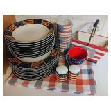 Liberty Coventry Genuine Stoneware Plates, Bowls, Coffee Cups