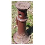 Shop LOT - Car Ramps, Car Jack, Oil Drain Pans, Vintage Screw Jack, Heavy Steel Pry Bar, Mechanics Creeper