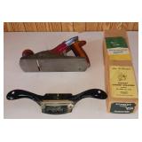 Stanley No.8 Cabinet Scraper and Sears Plane