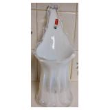 Fostoria Opalescent Art Glass Candle Holder