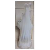 Fostoria Opalescent Art Glass Candle Holder