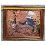 Eleven Piece Home Decor LOT -  Framed Pictures, Vintage Iron