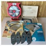 Circular Saw Blade LOT - Freud Pro Dado Set, Craftsman Saw Blades, Delta
