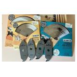 Circular Saw Blade LOT - Freud Pro Dado Set, Craftsman Saw Blades, Delta
