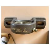 Dowling Jig, Pair of Pillow Block Bearings, Craftsman Viscosimeter, 1/8" Steel Stamp Letters