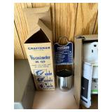 Dowling Jig, Pair of Pillow Block Bearings, Craftsman Viscosimeter, 1/8" Steel Stamp Letters