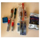 Nine Router Bits