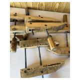LOT of Five Jorgeson 10" Wood Clamps