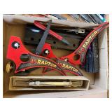 LOT - Vintage Stanley Machinists Level, Raptor Grinding Jig for Woodturners