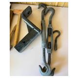 Hand Tool LOT - Rubber Mallet, Dead Blow Hammer, Turnbuckles