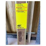 Six Piece Hand Tool LOT - Stanley Mahogany 48" Level, Carpenter Squares