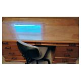 Wooden Desk and Chair