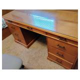 Wooden Desk and Chair