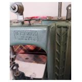 Betsy Ross miniature electric sewing machine, model 707, manufactured by Gibraltar MFG. Co., Inc. in Jersey City, N.J.