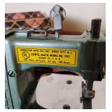Betsy Ross miniature electric sewing machine, model 707, manufactured by Gibraltar MFG. Co., Inc. in Jersey City, N.J.