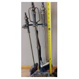 Brass Fireplace Tools, Vintage and Antique Jug Crock