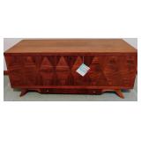 MCM Lane Cedar Chest with Key and Vintage Hamper